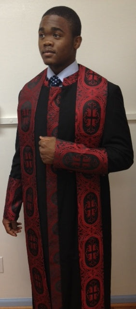 MENZ CLERGY CADILLAC ROBE(Stole sold separate)- SIZES 36 TO 62 image 0