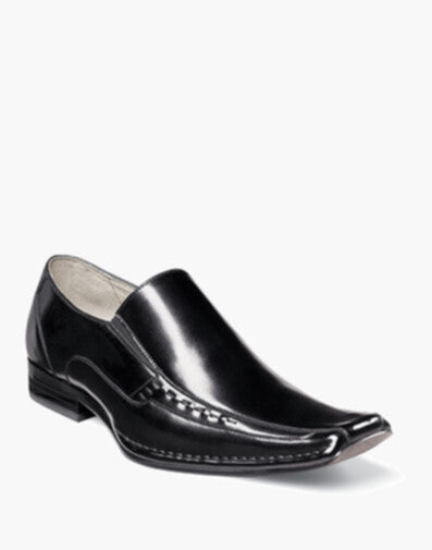 Stacy Adams Black Templin Bike Toe Loafer