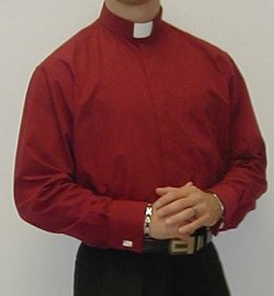 Menz Clergy Tab Colar Shirt image 0