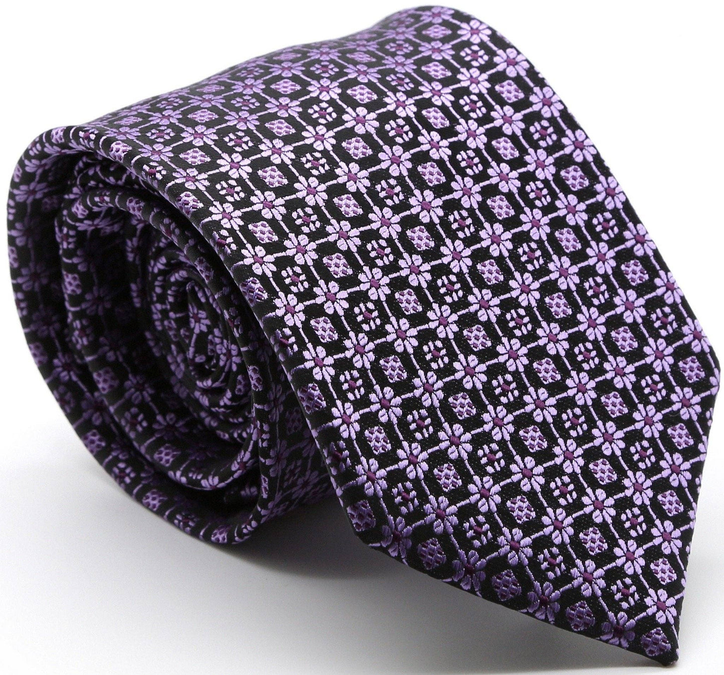 Premium Flower Pattern Ties: Lavender