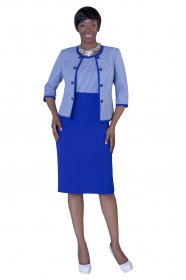 Tally Taylor #9355 Royal /White image 0