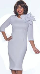 Nubiano White Scuba Dress