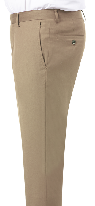 Mens Kent Park Khaki Slim Fit Slacks