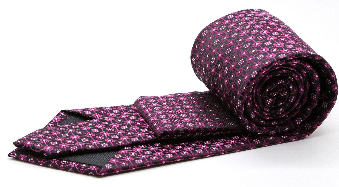 Premium Flower Pattern Ties: Lavender