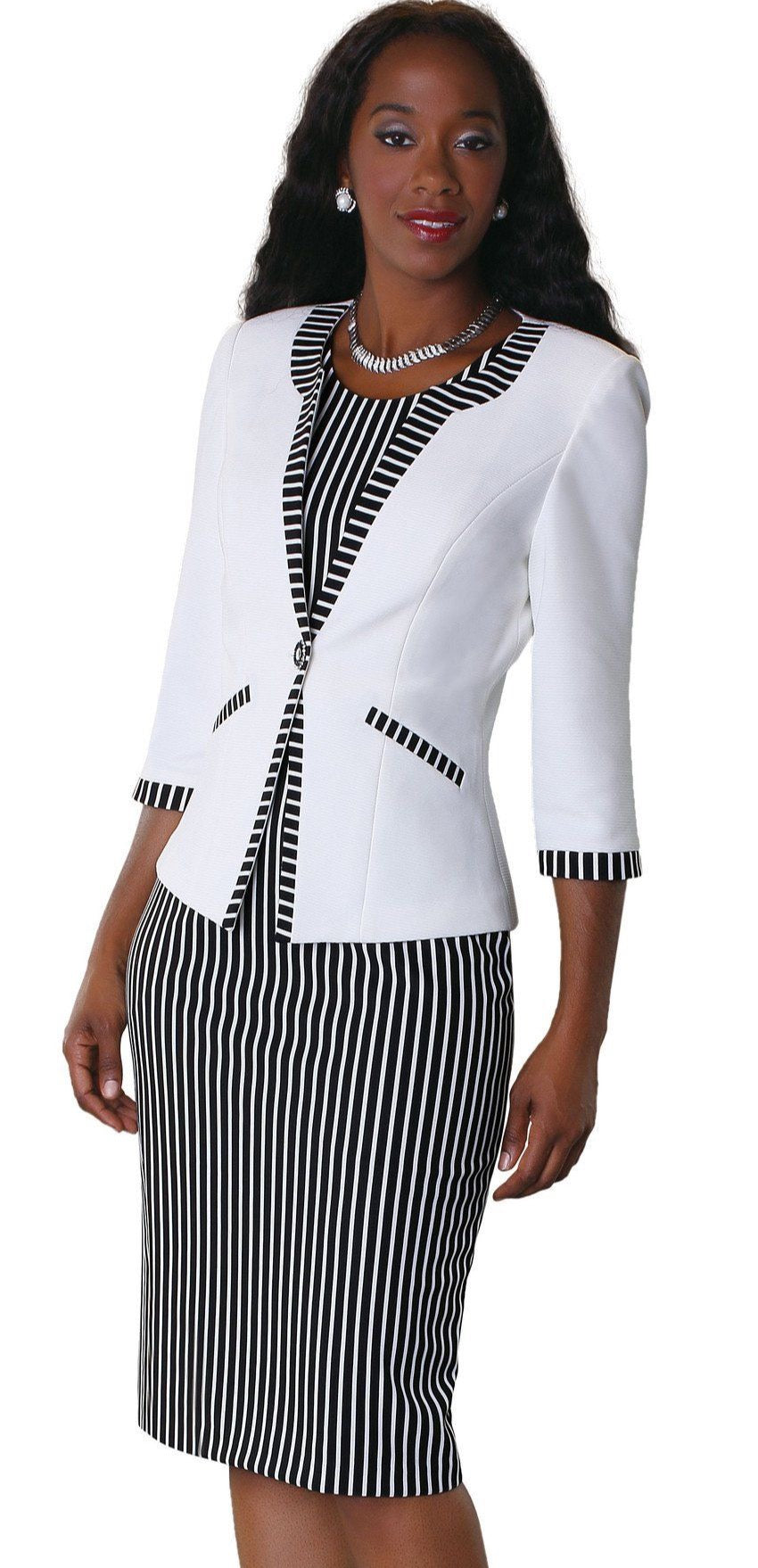 Tally Taylor Dress (White/black) 9389 image 0