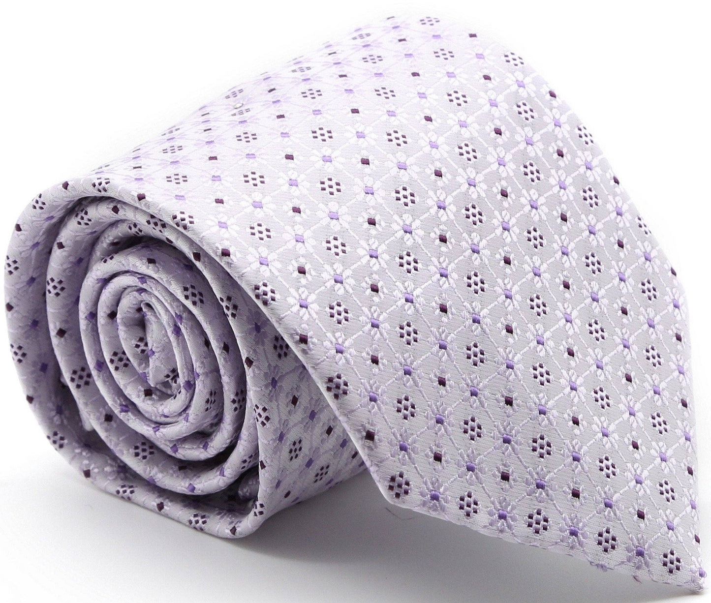 Premium Flower Pattern Ties: Lavender