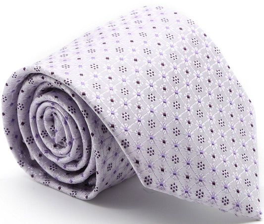Premium Flower Pattern Ties: Lavender