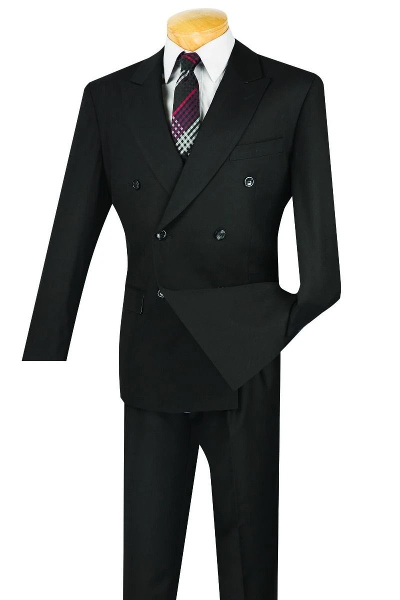 Vinci-DC900-1 Double Breasted Suits image 0
