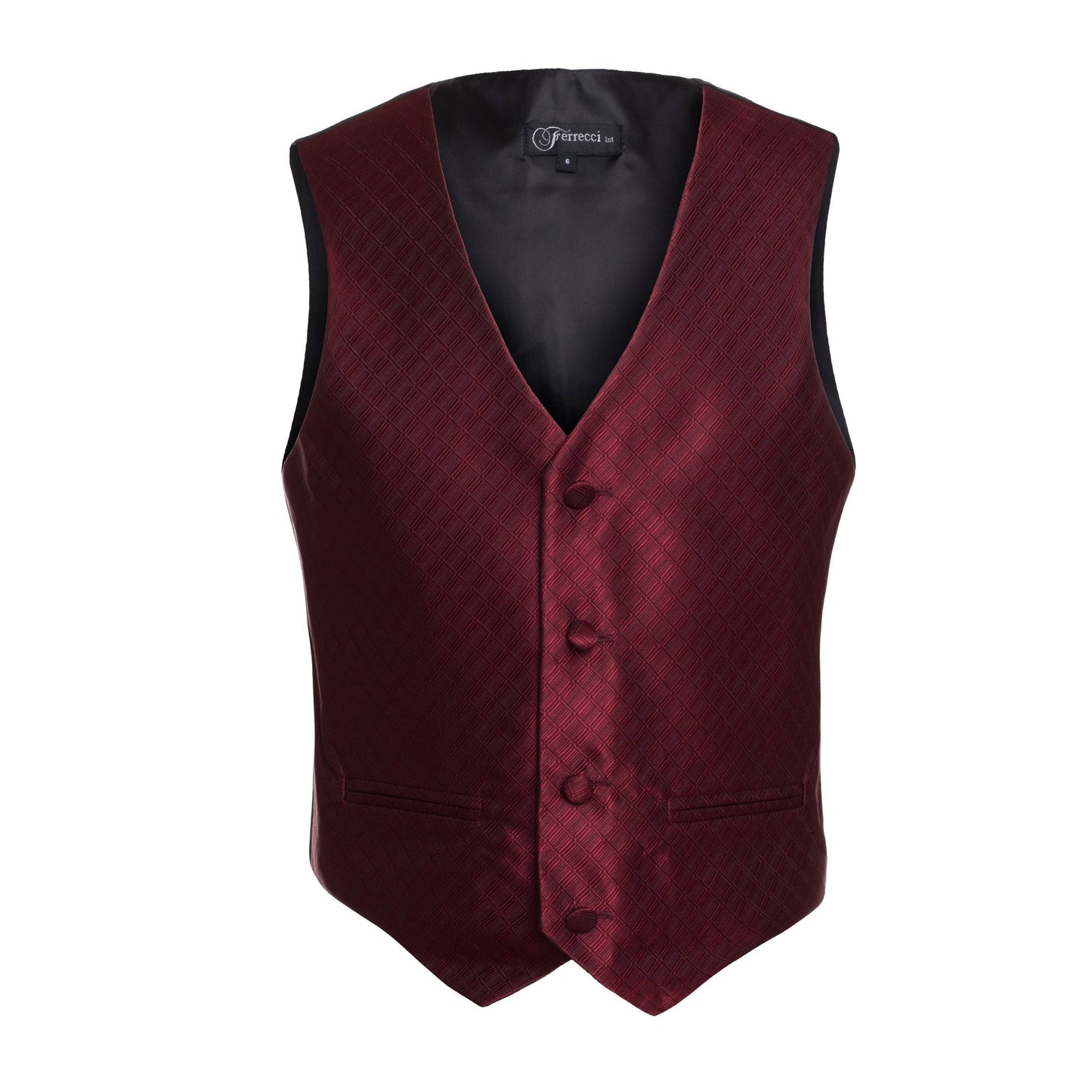 Ferrecci Boys 300 Series Vest Set Dark Red: 10