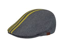 Kangol Marl Stripe 507 cap (Grey/Gold) image 0