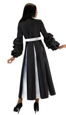 Women's Tally Taylor Clergy Robe(Black/White) image 1
