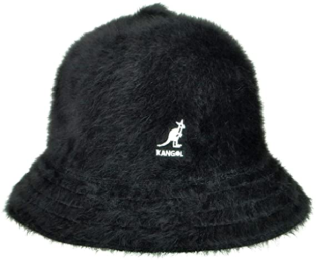 Kangol Black Furgora Genuine Angora Rabbit Fur Bucket Hat (Black) image 0