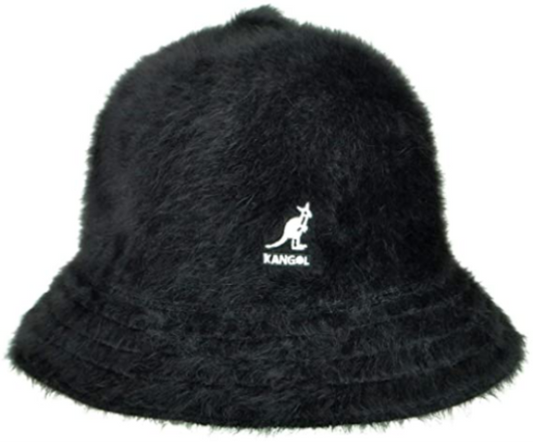 Kangol Black Furgora Genuine Angora Rabbit Fur Bucket Hat (Black) image 0